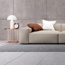 ACERO INOX. TERM. CUADR. 7 x 7mm  x 2,5m ORO ROSA ESM