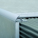 ALUMINIO GUARD. ARCO 10mm x 2,5m CROMO MATE