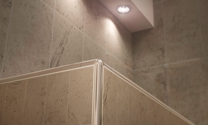 ALUMINIO GUARD. ARCO 12mm x 2,5m CROMO BRI