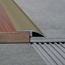 ALUMINIO TAPADESNIVEL 41mm x 2,5m BRONCE MATE