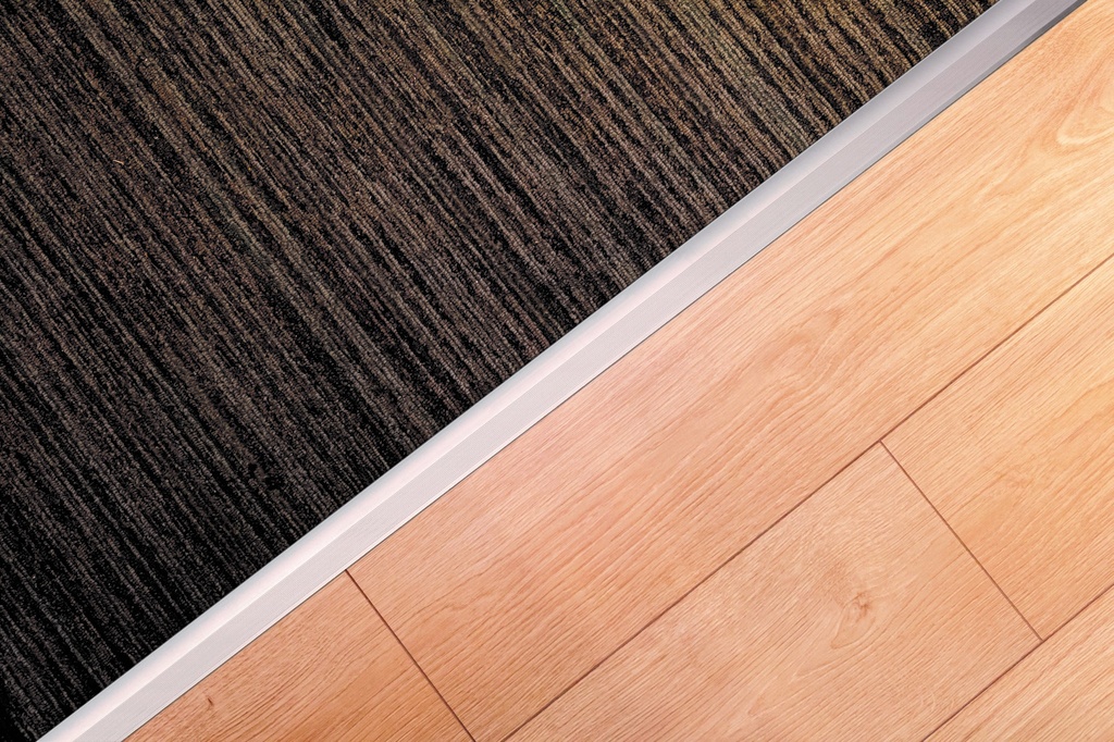 ALUMINIO TAPADESNIVEL 41mm x 2,5m PLOMO MATE