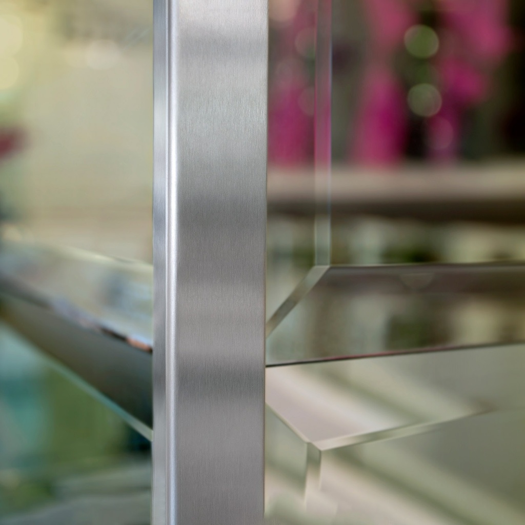 ACERO INOX. ANGULO ESP. 30x10mm x 2,50m ESMERIL.