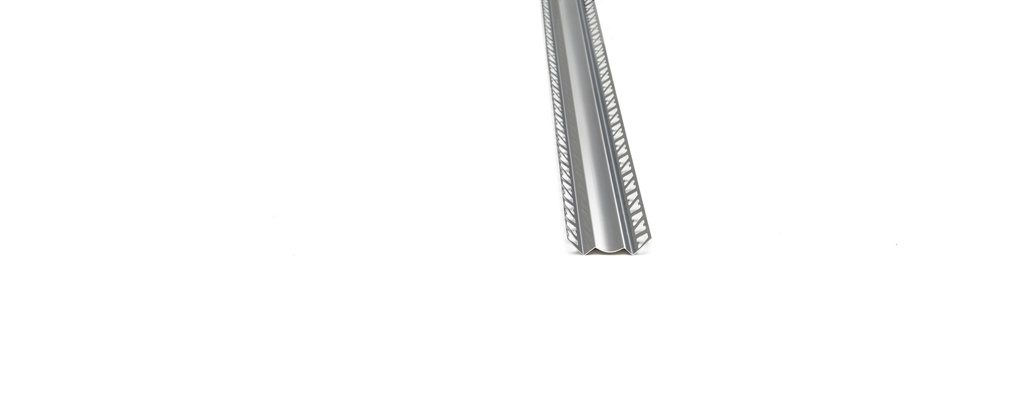 ACERO INOX. ZOCALO SANIT.PLUS25mm 10x10mmx2,5m BRI