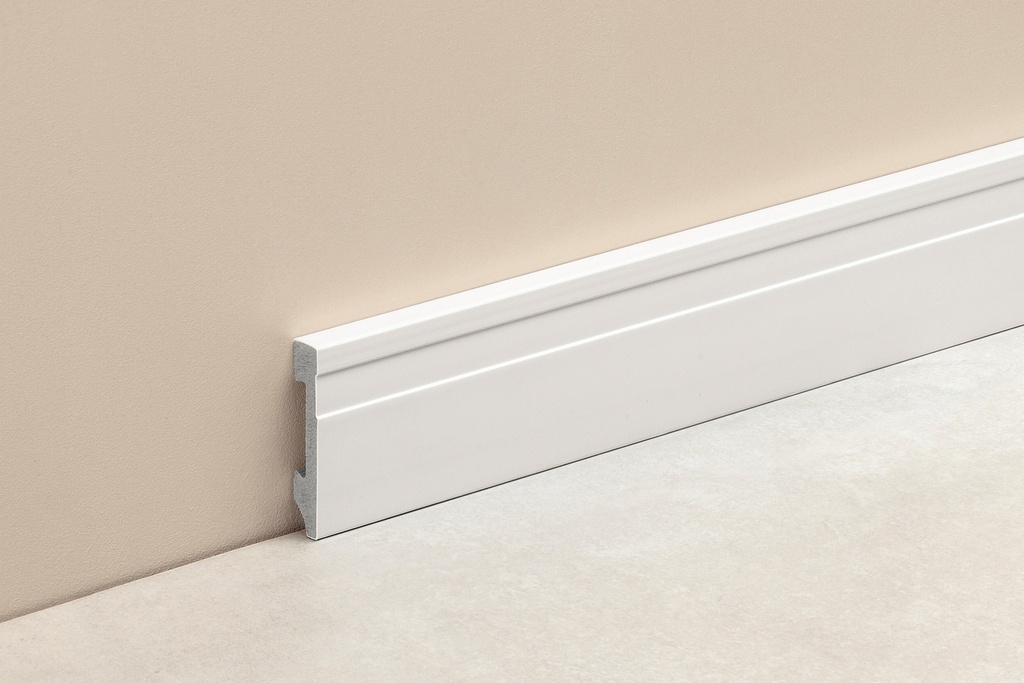 EPS ZÓCALO LINE 70mm x 2,5m BLANCO