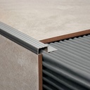 ALUMINIO PROT.ESC.GRADA 12,5x20mmx2,5m CR MATE