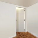 EPSILON ZÓCALO PECHO PALOMA 100mm x 15mm x 2,44m BLANCO MATE