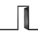 EPSILON CONTRAMARCO SOFT 50mm x 15mm x 2,44m NEGRO MATE