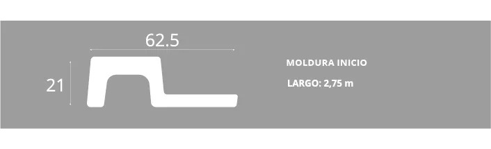 7551E EPSILON MOLDURA INICIO REVEST DE PARED WIDE 