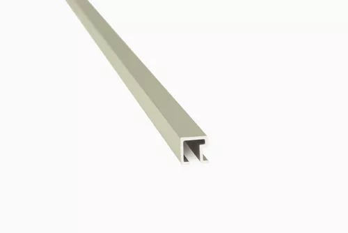 ALUMINIO LISTELLO CUAD. 9x9mm x 2,45m CROMO BRI