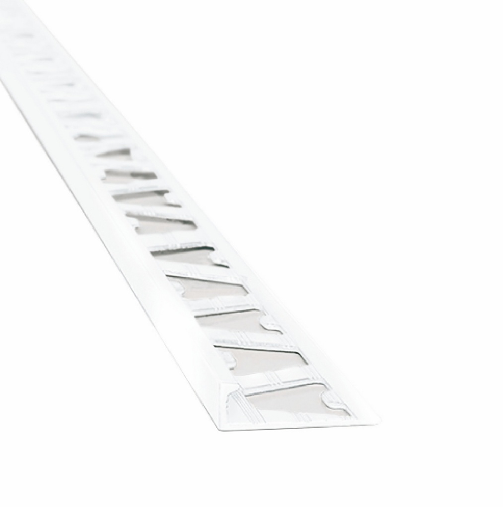 ALUMINIO VARILLA EN L 12mm x 2,5m BLANCO