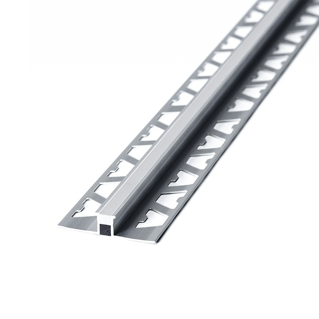 ALUMINIO JUNTA DILATAC. 10mm x 2,5m GRIS