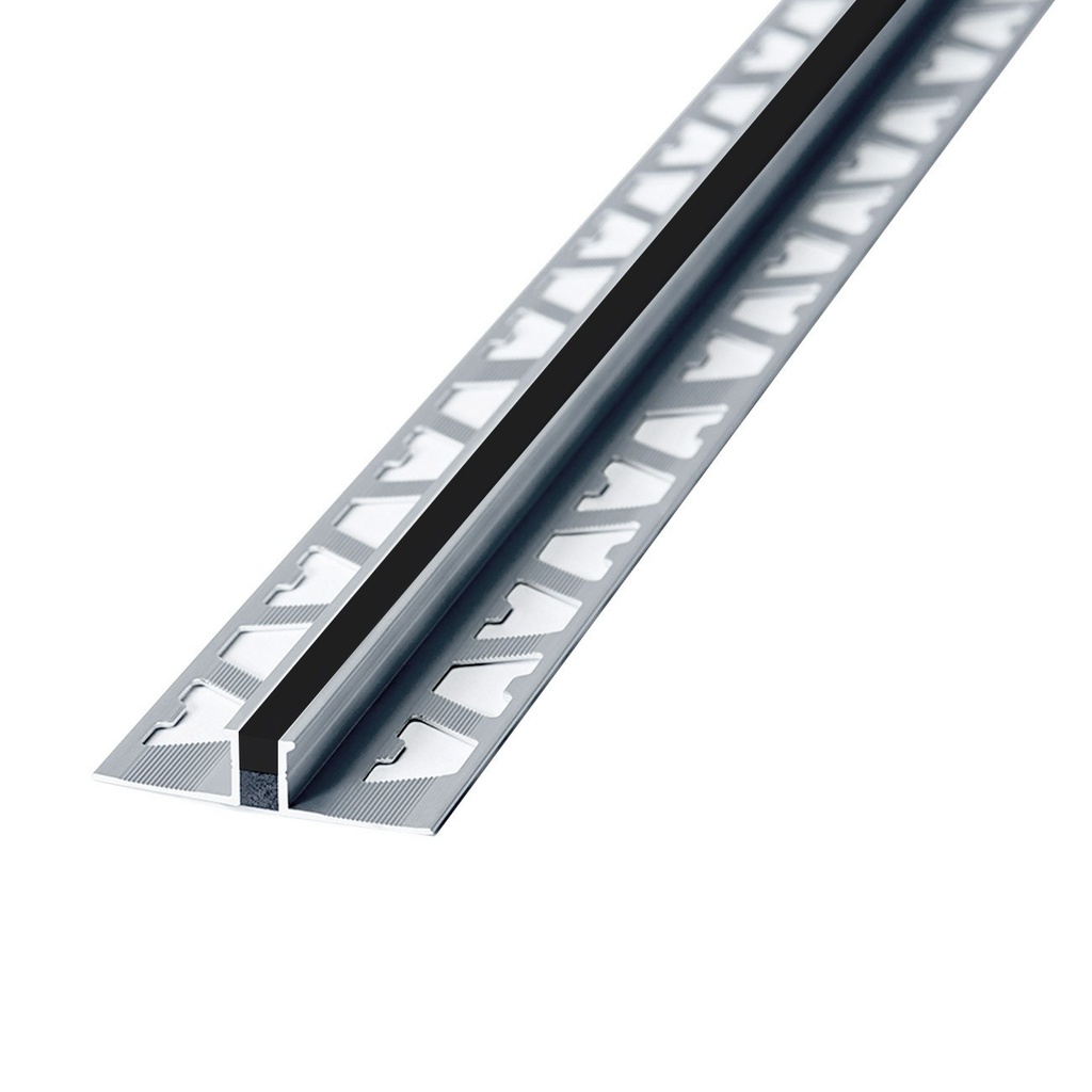 ALUMINIO JUNTA DILATAC. 10mm x 2,5m NEGRO