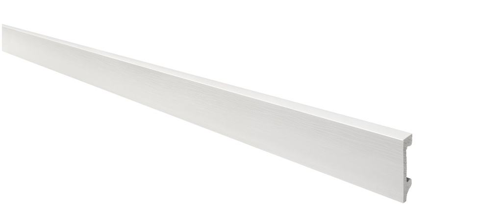 EPS ZÓCALO PLAIN 70mm x 2,5m BLANCO TEXTURADO