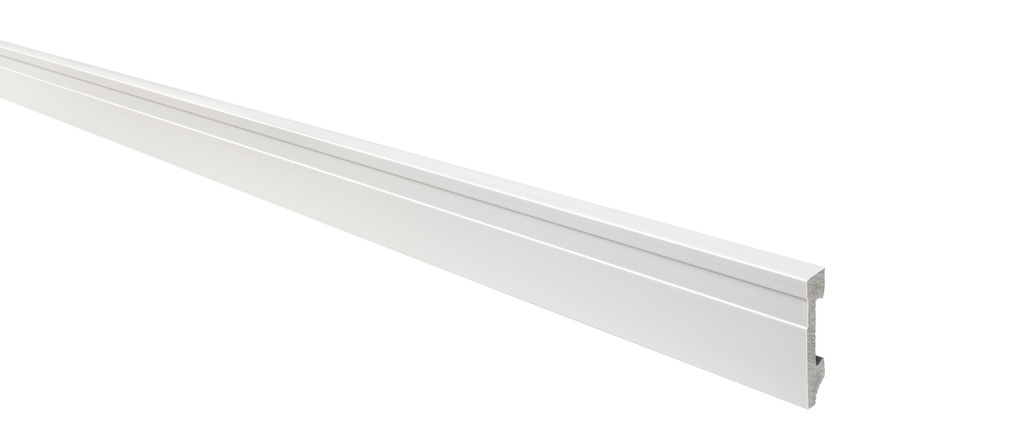 EPS ZÓCALO LINE 70mm x 2,5m BLANCO