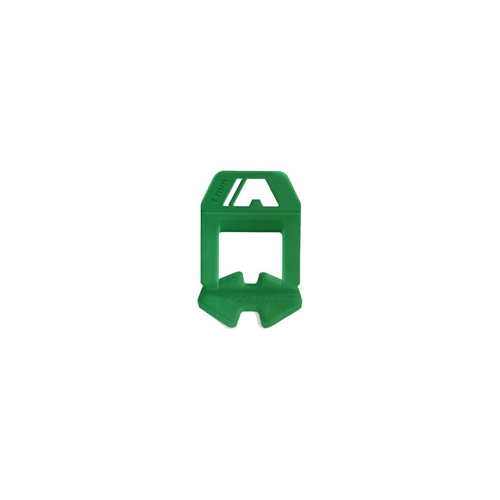 NIVELATOP CLIP AUTONIVELANTE COMPACTO 1,0 mm VERDE - PAQ x 150 PCS