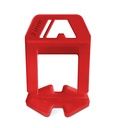 NIVELATOP CLIP AUTONIVELANTE TRADICIONAL 3,0 mm ROJO - PAQ x 150 PCS
