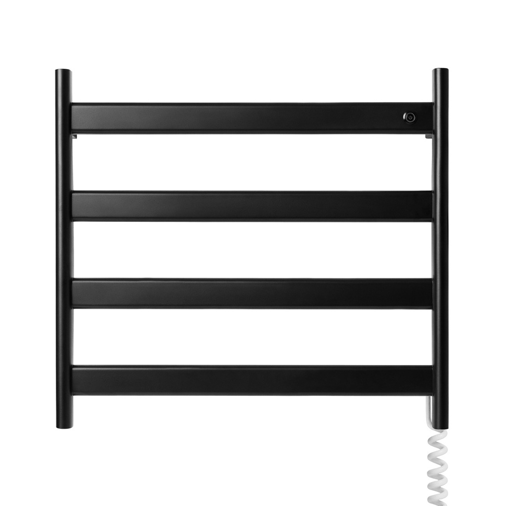 Toallero Eléctrico Atrim Coco 1132 Acero Negro Mate 49x45cm