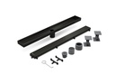 Desague Rejilla Lineal Atrim Aqua Da600t08 60 Cm Negro Mate