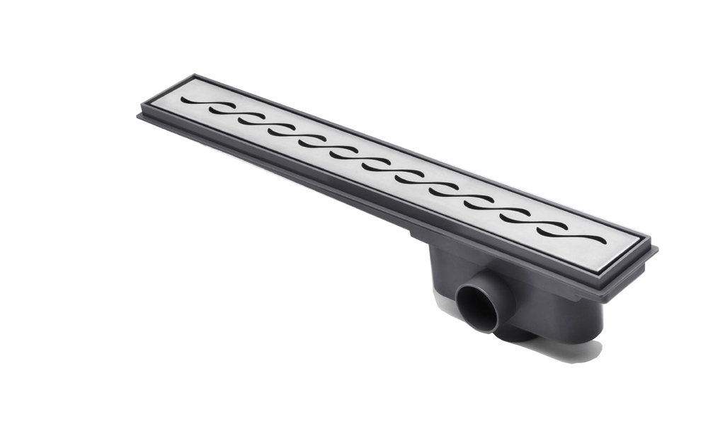 Rejilla Desagüe Ducha Acero+abs Onda Mate Lineal Atrim 45cm