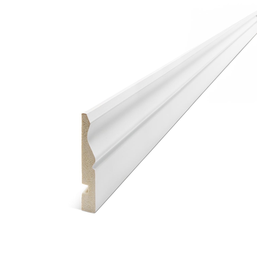 EPSILON ZÓCALO PECHO PALOMA 100mm x 15mm x 2,44m BLANCO MATE