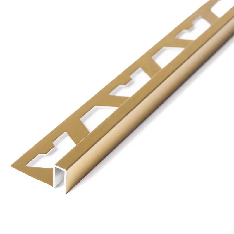 Terminación Cuadrada Oro Esmerilado 10 mm x 5 mm x 2,5 m