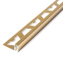 Terminación Cuadrada Oro Esmerilado 10 mm x 5 mm x 2,5 m