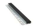 ALUM/PVC PROT ESCALON 10x30mm x 2,5m NEGRO
